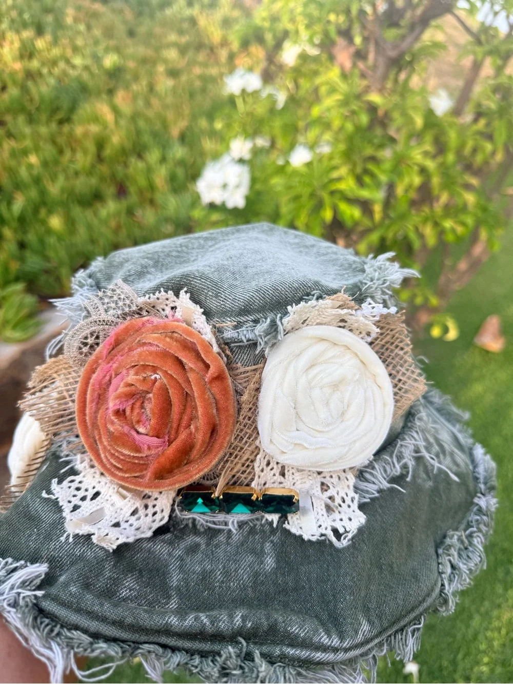Handmade Floral bucket hat